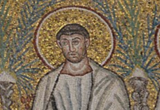 Mosaic of St. Hippolytus of Rome