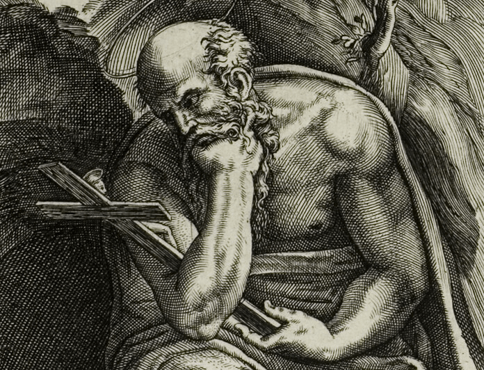 An image of St. Jerome, legendary for his asceticism
